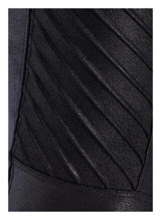 Spanx Shape-Leggings Moto in Lederoptik, Schwarz