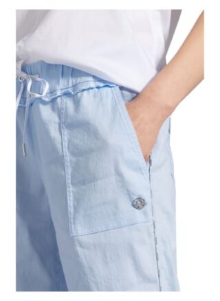 Sportalm 7/8-Hose mit Leinen, Blau