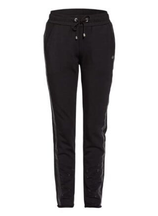 Sportalm Hose im Jogging-Stil mit Galonstreifen, Schwarz