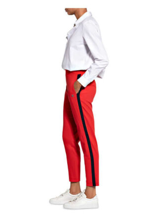 Sportalm Hose mit Galonstreifen, Rot