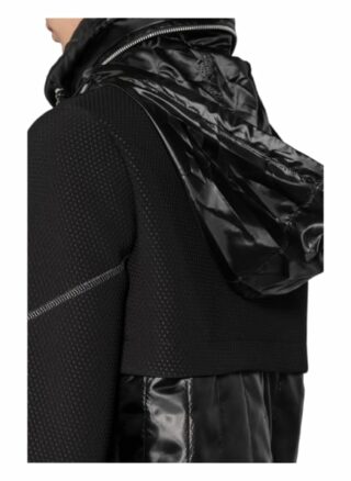 Sportalm Mantel im Materialmix, Schwarz