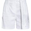 Sportalm Shorts mit Leinen, Weiß