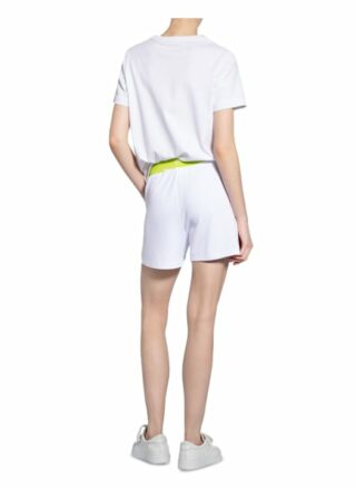 Sportalm Sweatshorts mit Paillettenbesatz, Weiß