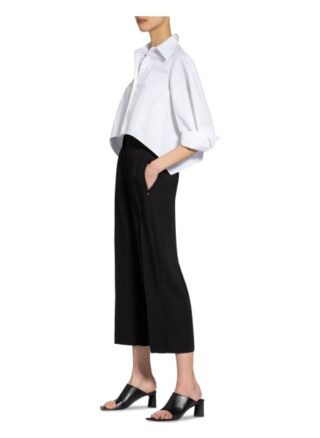 Sportmax Culotte mit Schmucksteinbesatz, Schwarz