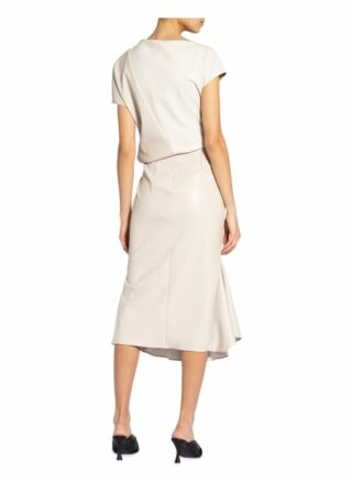 Sportmax Rock Casa in Lederoptik, Beige