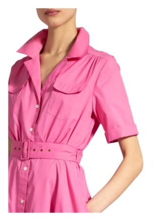 Staud Hemdblusenkleid Millie, Pink