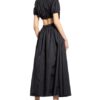 Staud Kleid Calypso, Schwarz