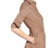 Steffen Schraut Hemdblusenkleid, Beige