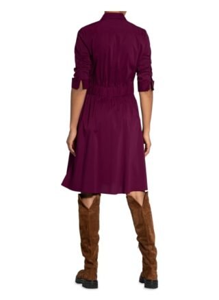 Steffen Schraut Hemdblusenkleid, Rot
