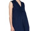 Steffen Schraut Kleid mit Spitzenbesatz, Blau