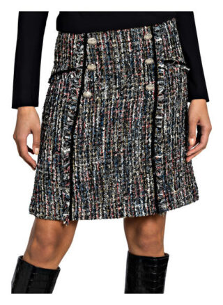 Steffen Schraut Tweed-Rock, Schwarz