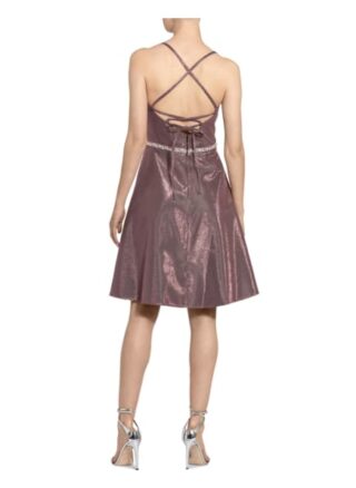 Suddenly Princess Cocktailkleid mit Glitzergarn, Pink