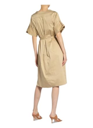 Summum Woman Kleid mit 3/4-Arm, Beige