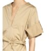 Summum Woman Kleid mit 3/4-Arm, Beige