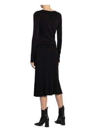 Summum Woman Strickkleid, Schwarz
