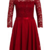 Swing Cocktailkleid, Rot
