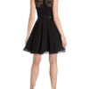 Swing Cocktailkleid, Schwarz