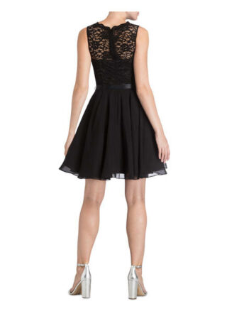 Swing Cocktailkleid, Schwarz