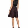 Swing Cocktailkleid mit Schluppe, Schwarz