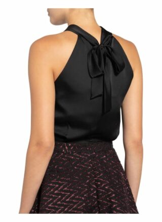 Swing Cocktailkleid mit Schluppe, Schwarz