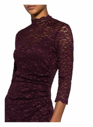 Swing Spitzenkleid mit 3/4-Arm, Lila