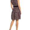 Talbot Runhof Tweed-Kleid, Lila