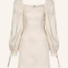 Ted Baker Kleid Britine mit Leinen, Beige