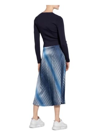 Ted Baker Kleid Ionaaa im Materialmix, Blau