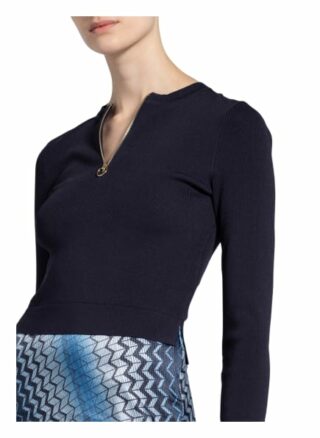 Ted Baker Kleid Ionaaa im Materialmix, Blau