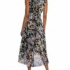 Ted Baker Kleid Jasmine mit Glitzergarn, Schwarz