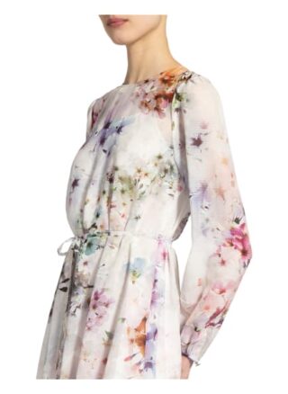 Ted Baker Kleid Kally mit Volantbesatz, Weiß