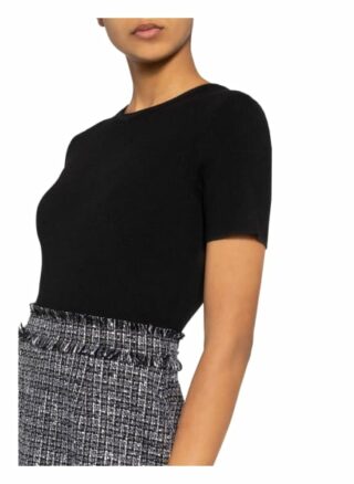 Ted Baker Kleid Klaudid im Materialmix, Schwarz