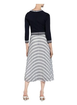 Ted Baker Kleid Lantai im Materialmix, Blau