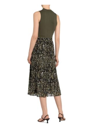 Ted Baker Kleid im Materialmix, Grün