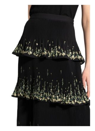 Ted Baker Plisseerock Carsena, Schwarz