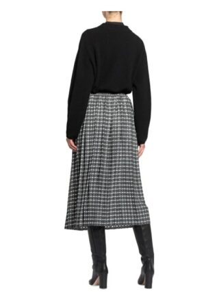 Ted Baker Plisseerock Coliin, Schwarz