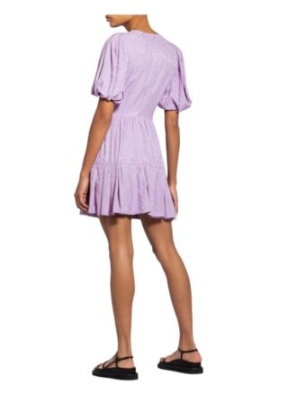 Ted Baker Satinkleid Cotswld mit Volantbesatz, Lila