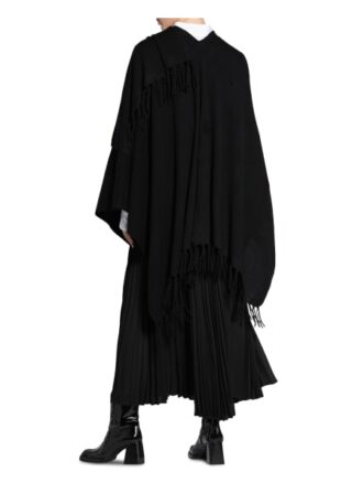 (The Mercer) N.Y. Cashmere-Cape, Schwarz