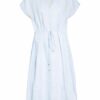 (The Mercer) N.Y. Leinenkleid, Blau
