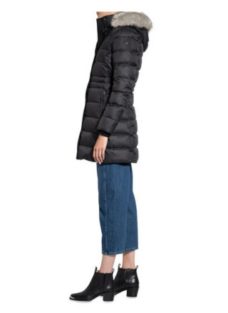 Tommy Hilfiger Daunenmantel Essential Tyra, Schwarz