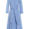 Tommy Hilfiger Hemdblusenkleid, Blau