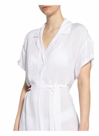 Tommy Hilfiger Hemdblusenkleid, Weiß