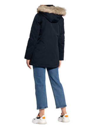 Tommy Hilfiger Parka Sorona mit Kunstpelzbesatz, Blau