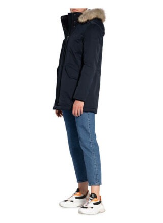 Tommy Hilfiger Parka Sorona mit Kunstpelzbesatz, Blau