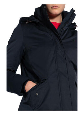 Tommy Hilfiger Parka Sorona mit Kunstpelzbesatz, Blau