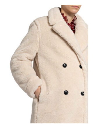 Tommy Hilfiger Teddyfell-Mantel, Beige