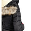 Tommy Jeans Daunenjacke mit Kapuze, Schwarz