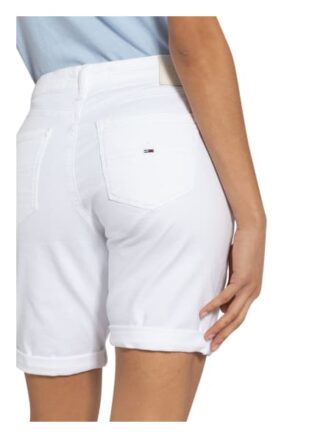 Tommy Jeans Jeans-Shorts, Weiß