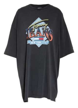 Tommy Jeans Oversized-Kleid, Grau