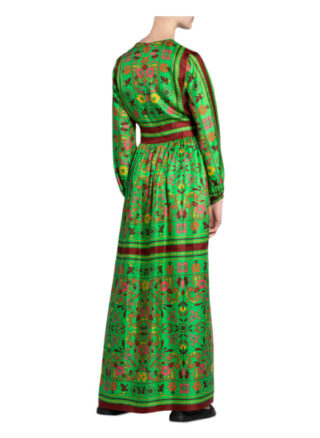 Tory Burch Seidenkleid, Grün